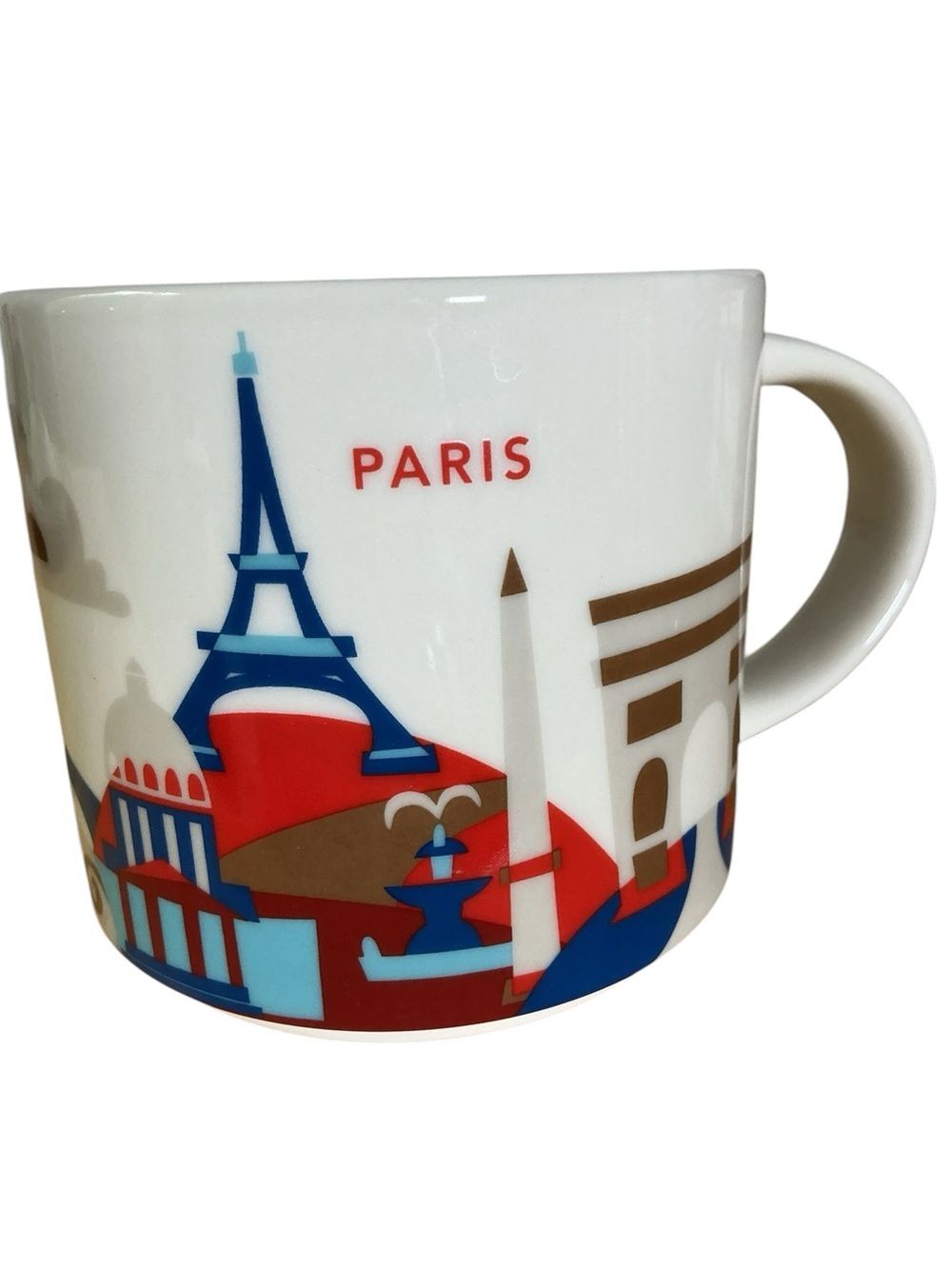 Starbucks Coffee Mug Paris France You Are Here Collection 14 Oz 2017 No Box